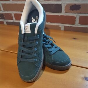 Reebok Forest Green Suede Shoes